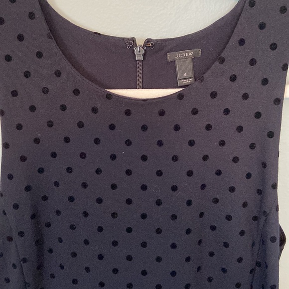 Jcrew black polka dot mini dress - Picture 2 of 3